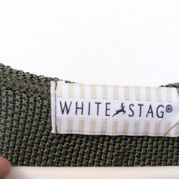 White Stag Green Woven Tank Top, Women's Large 12/14 - Picture 2 of 7